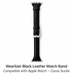 Source Unknown Black Leather Watch Band